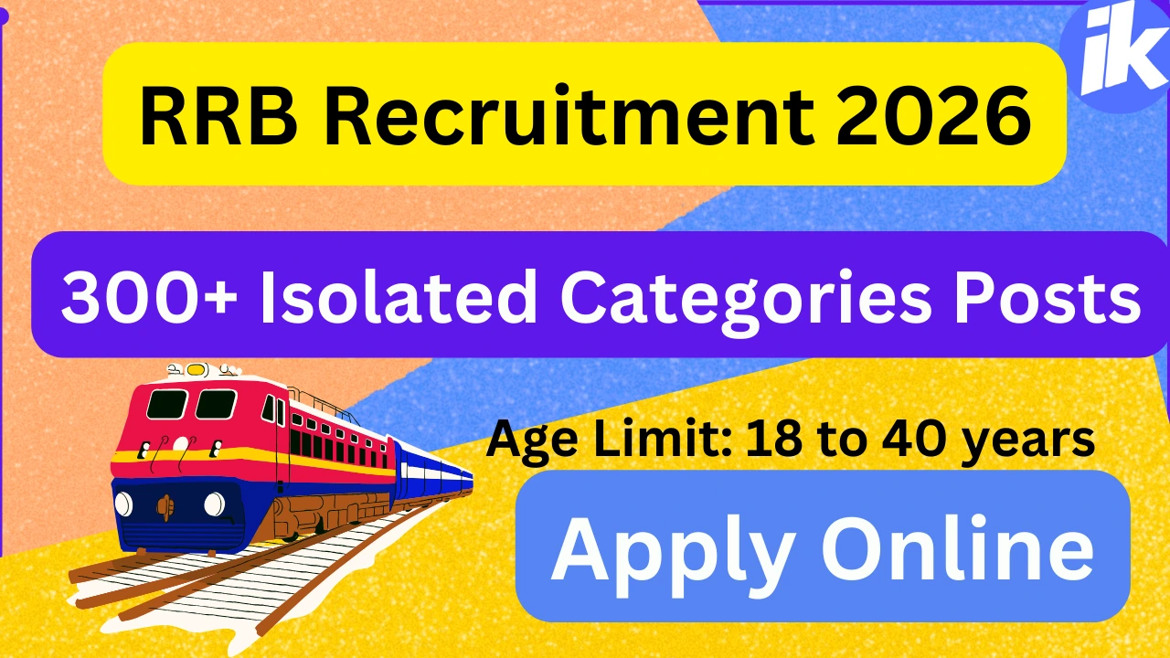 RRB Isolated Category Recruitment 2026