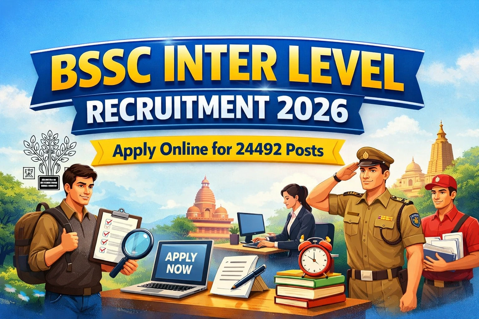 BSSC Inter Level Recruitment 2026 Apply Online for 24492 Posts