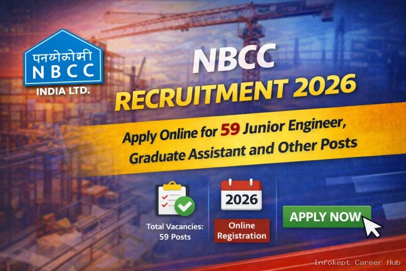 NBCC Recruitment 2026 Apply Online for 59 Junior Engineer Graduate ...