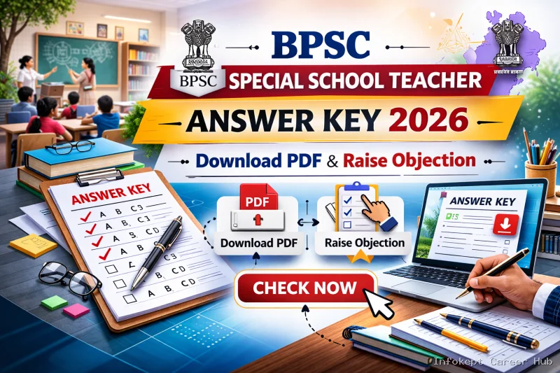 BPSC Special School Teacher Answer Key 2026 &ndash; Download PDF & Raise Objection