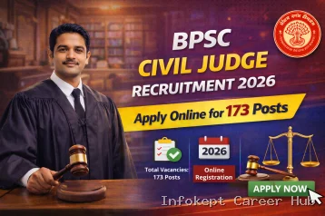 BPSC Civil Judge Recruitment 2026 Apply Online for 173 Posts
