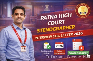 Patna High Court Stenographer Interview Call Letter 2026 Download Here