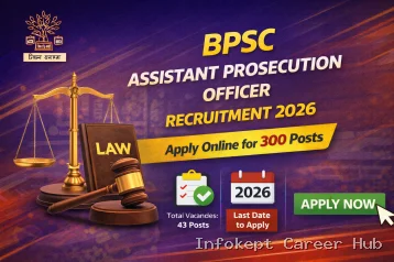 BPSC Assistant Prosecution Officer Recruitment 2026 300 Vacancies under Bihar Public Service Commission