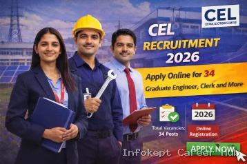 CEL Recruitment 2026 Apply Online for 34 Graduate Engineer Clerk and More Posts
