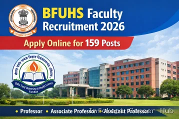 BFUHS Faculty Recruitment 2026 Apply for 159 Professor Associate and Assistant Professor Jobs