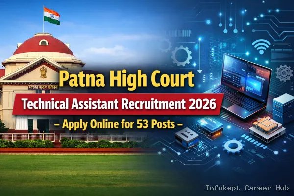 Patna High Court Technical Assistant Recruitment 2026 &ndash; Apply Online for 53 Group-C Posts, Eligibility, Salary