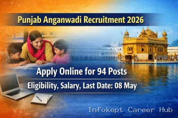 Punjab Anganwadi Recruitment 2026: Apply Online for 94 Posts | Eligibility, Salary, Last Date 08 May