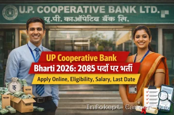 UP Cooperative Bank Bharti 2026: 2085 पदों पर भर्ती | Apply Online, Eligibility, Salary, Last Date