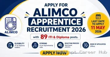ALIMCO Apprentice 2026 Notification Out: 89 ITI & Diploma Vacancies | Offline Form, Eligibility, Last Date