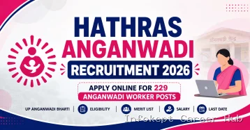 Hathras Anganwadi Recruitment 2026 Apply Online for 229 Anganwadi Worker Posts UP Anganwadi Bharti Eligibility, Merit List, Salary, Last Date