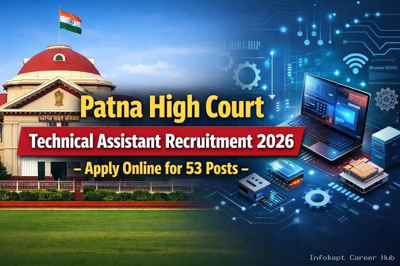 how to apply Patna High Court Technical Assistant 2026 –for 53 Group-C ...